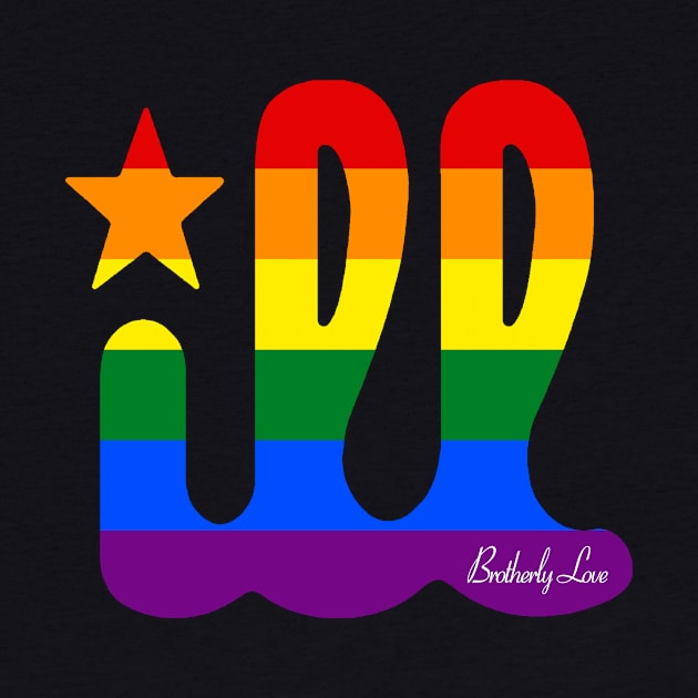 Philadelphia Brotherly Love LGBT Gay Pride ILL by TeeCreations